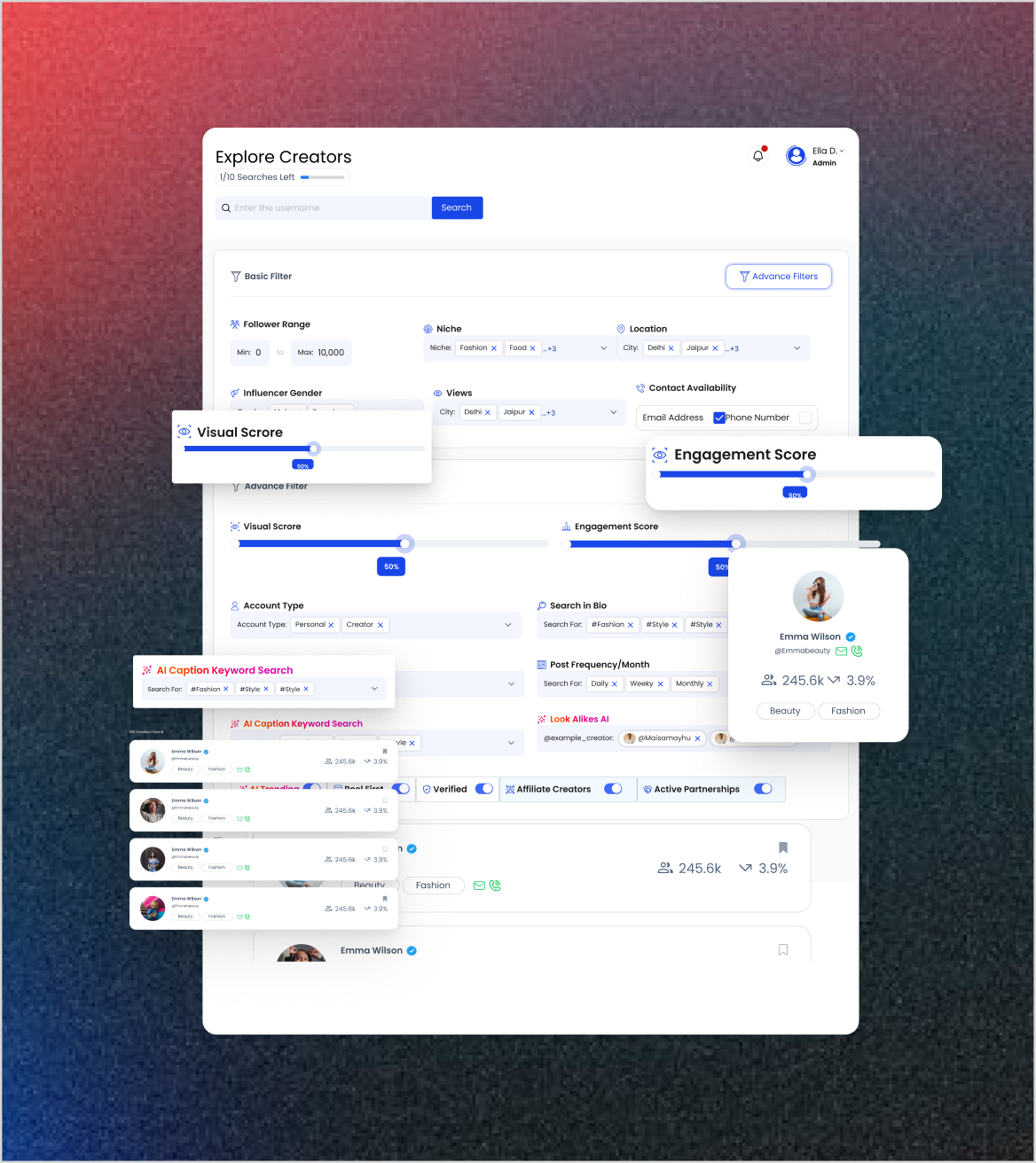 Explore Creators