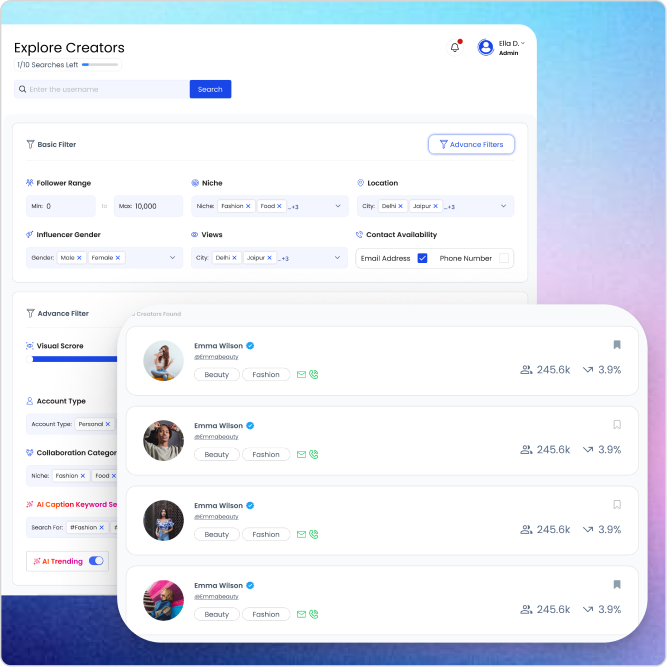 Explore Creators